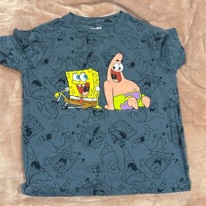 Old Navy SpongeBob and Patrick Kids T-Shirt - Dark Gray